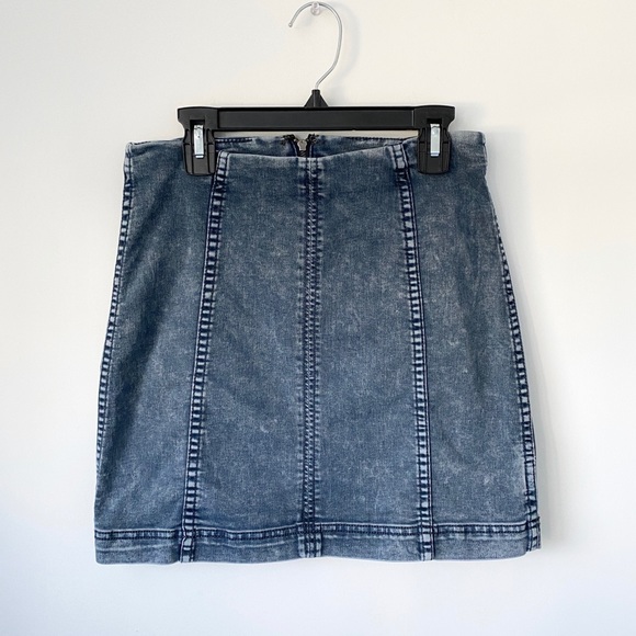 Free People Femme Denim Mini Skirt - Picture 3 of 6
